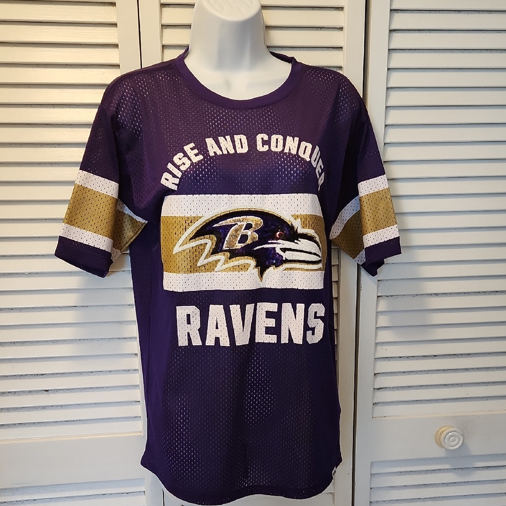 Victoria's Secret Purple and Gold Kids Ravens Jersey